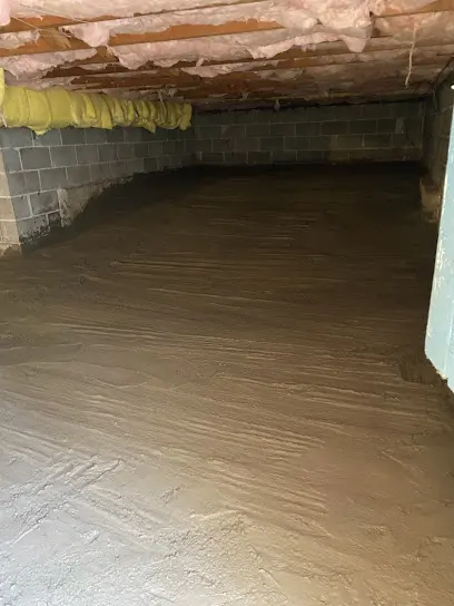 Water damage under a Forest Park, GA crawl space
